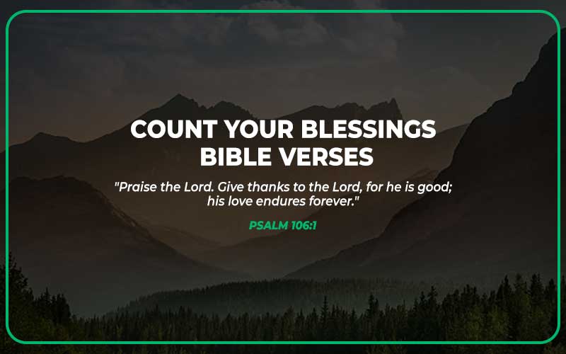 Count Your Blessings Bible Verses