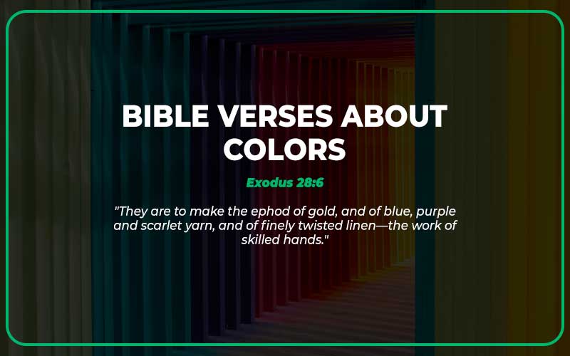 Bible Verses About Colors