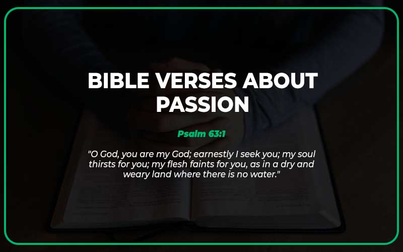 Bible Verses About Passion