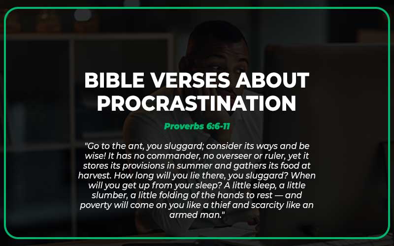 Bible Verses About Procrastination
