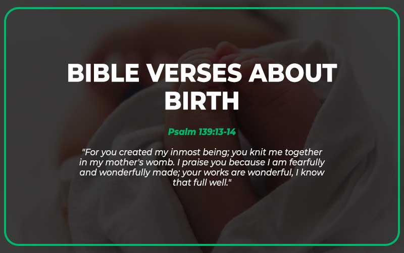 Bible Verses About Birth