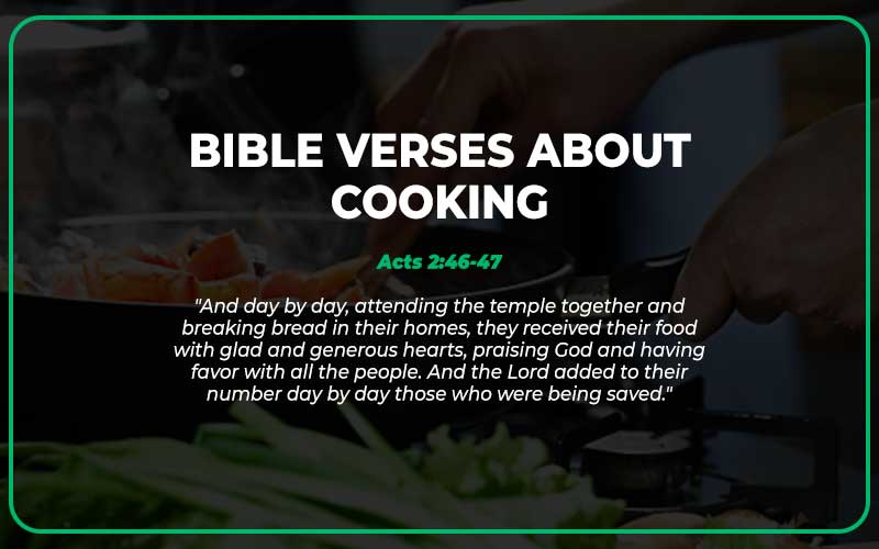Bible Verses About Cooking
