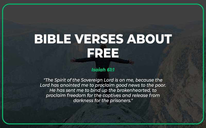 Bible Verses About Free