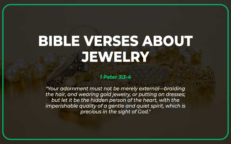 Bible Verses About Jewelry