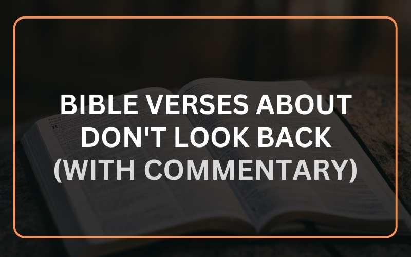 Bible Verses About Don't Look Back