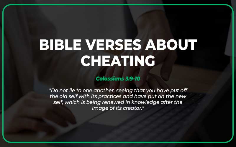 Bible Verses About Cheating