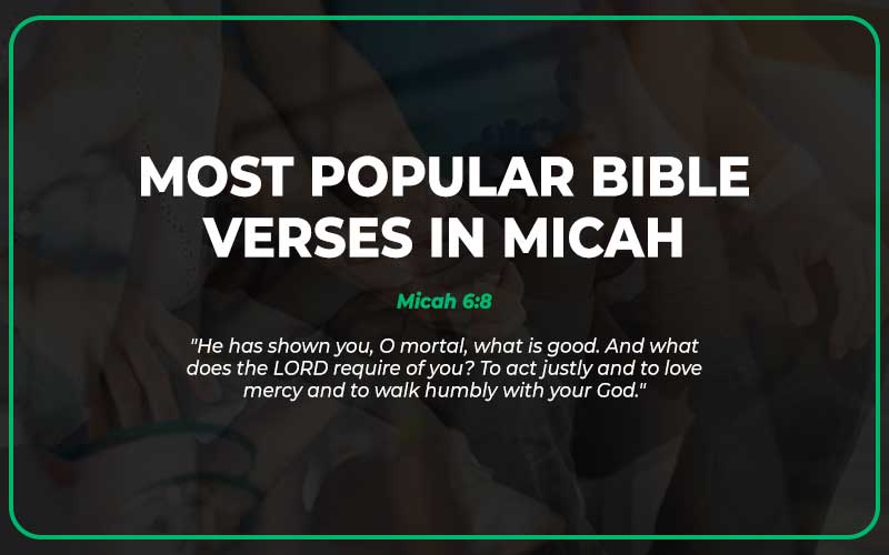 Most Popular Bible Verses in Micah