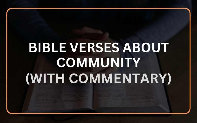 Bible Verses About Community