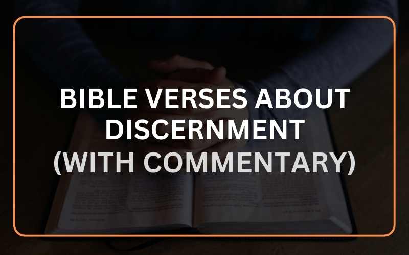 Bible Verses About Discernment