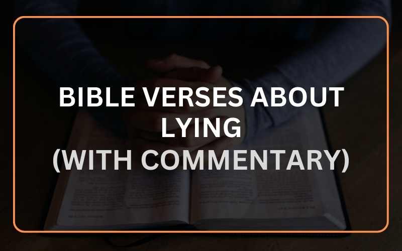 Bible Verses About Lying