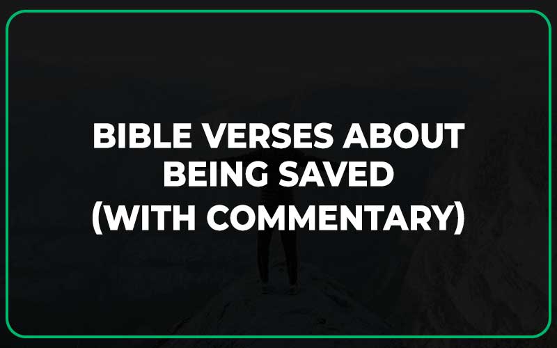 Bible Verses About Being Saved
