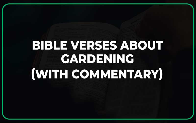 Bible Verses About Gardening