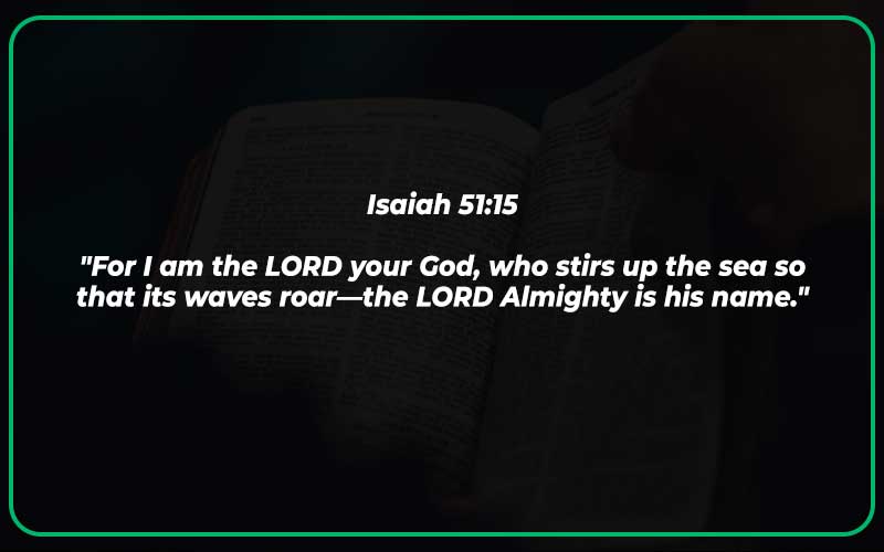 Bible Verses About Ocean