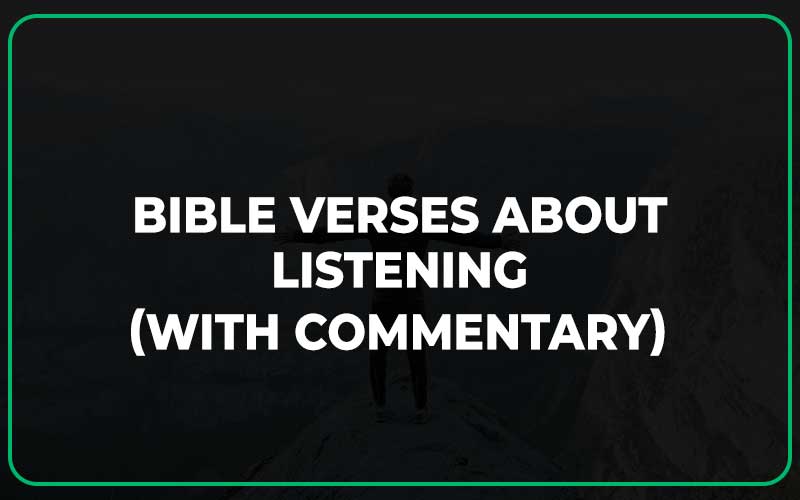 Bible Verses About Listening