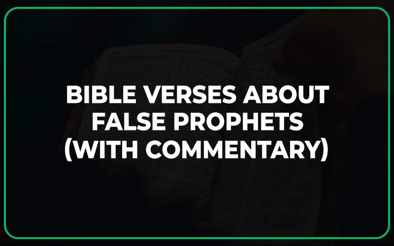 Bible Verses About False Prophets