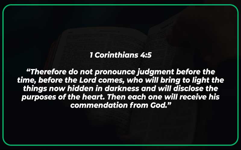 Bible Verses About Judging