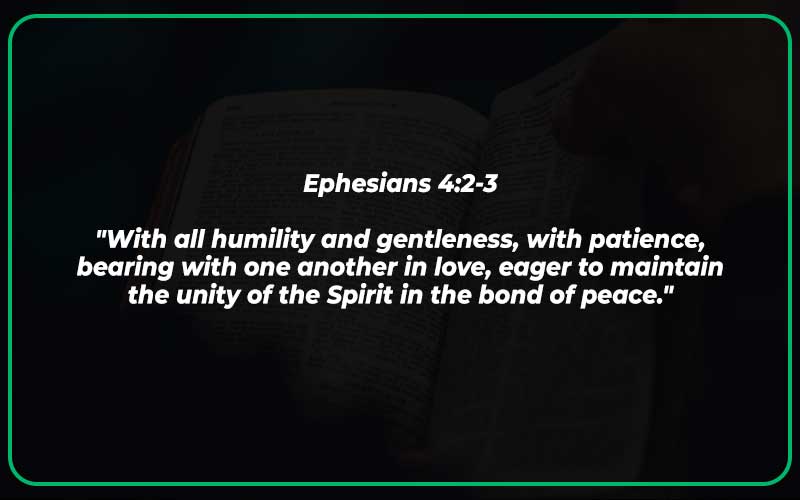 Ephesians 4:2-3