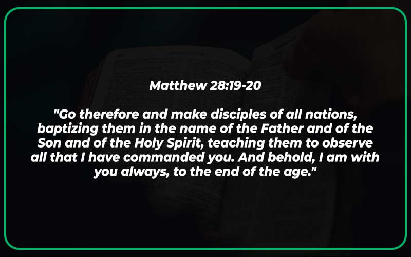 Matthew 28:19-20