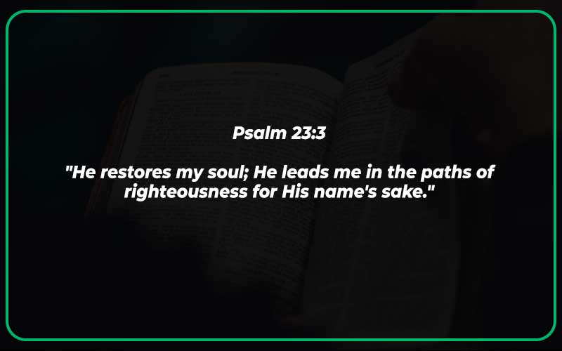Psalm 23:3