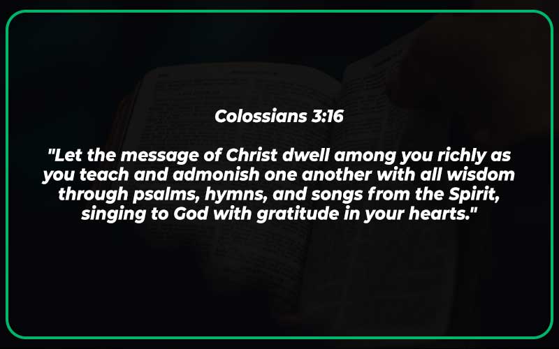 Bible Verses About Singing