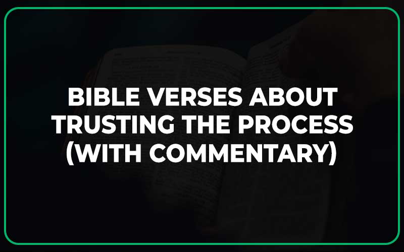 Bible Verses About Trusting the Process