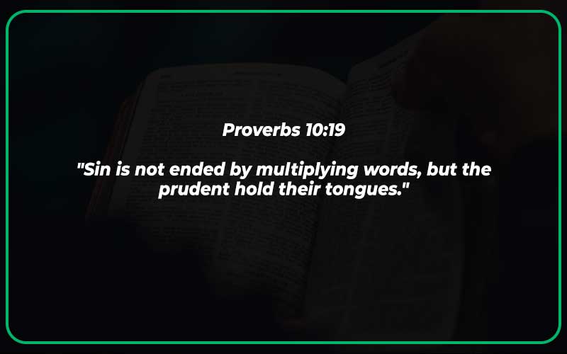 Bible Verses About the Power of the Tongue