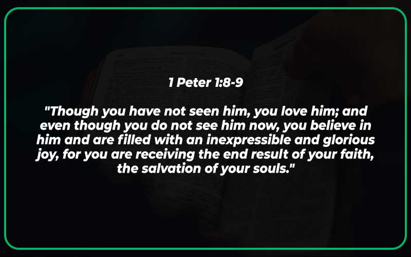 1 Peter 1:8-9
