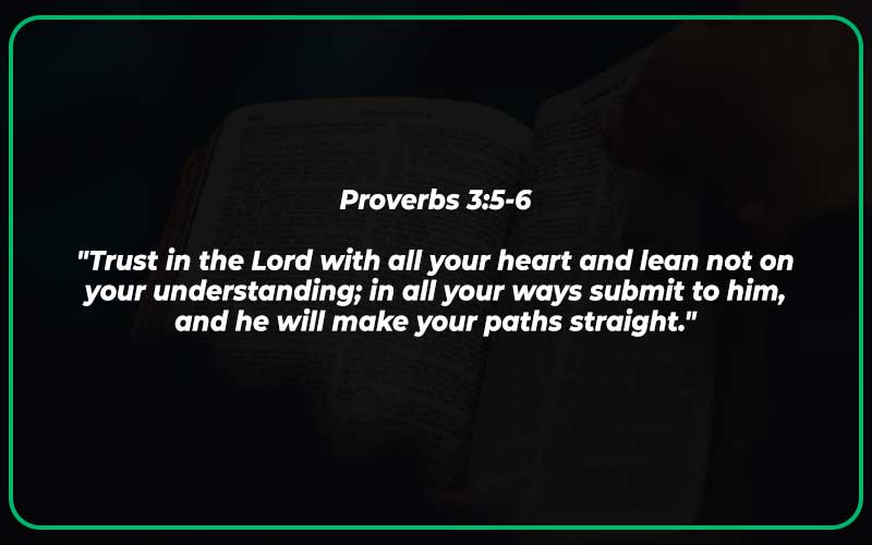 Proverbs 3:5-6