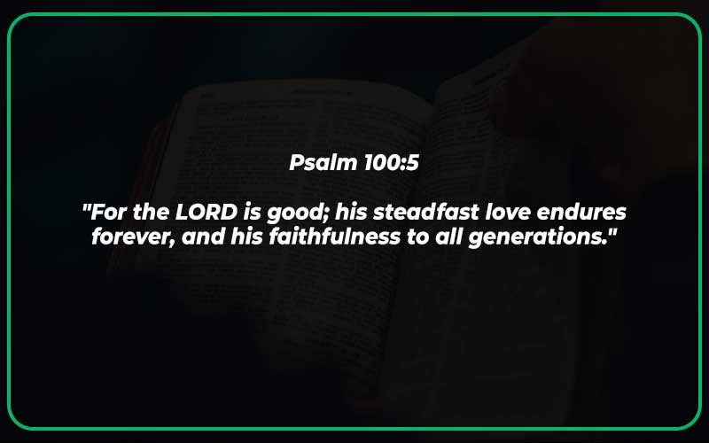 Bible Verses About God's Faithfulness