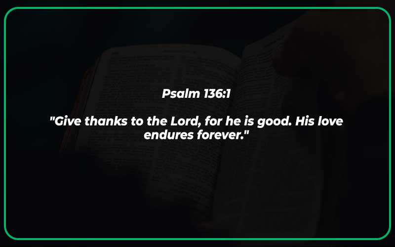 Bible Verses About God's Goodness