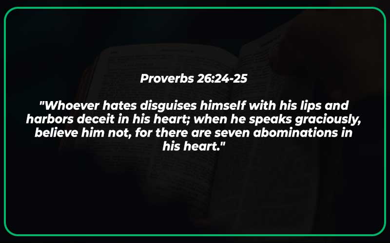 Proverbs 26:24-25