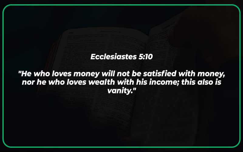Bible Verses About Money Management