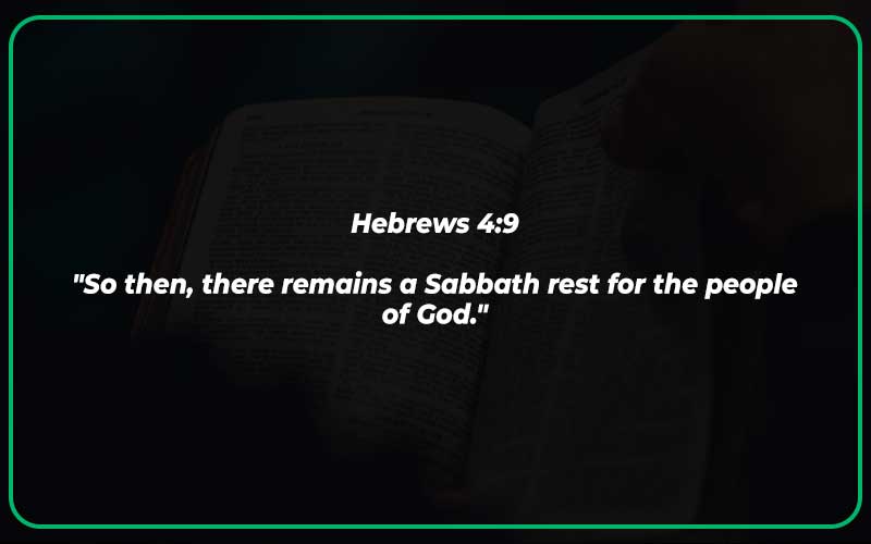 Bible Verses About The Sabbath