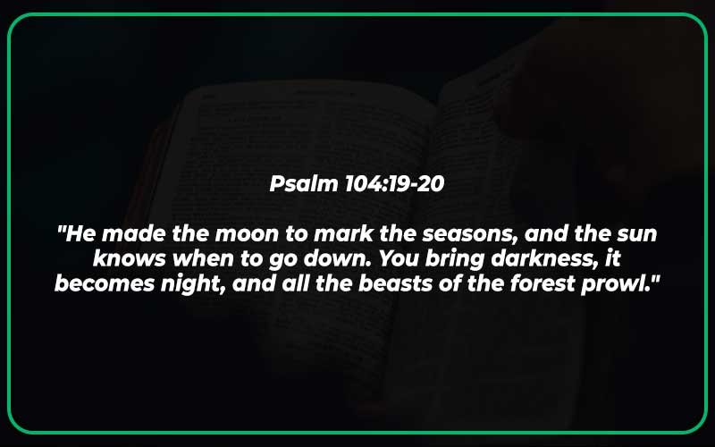 Bible Verses About The Sunset