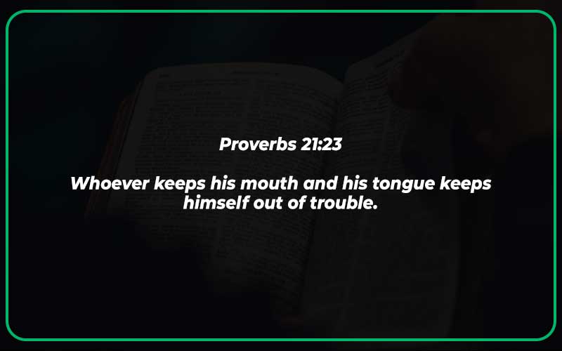 Bible Verses About the Tongue
