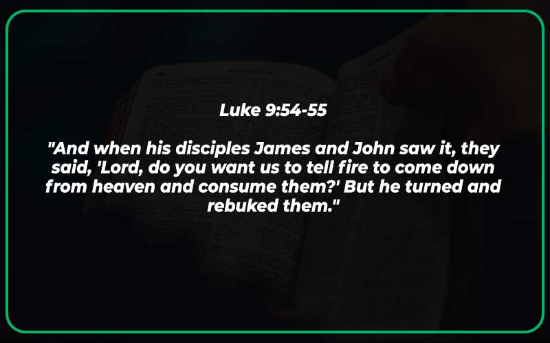 Luke 9:54-55