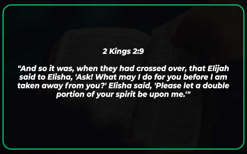 Bible Verses about the Spirit and Power of Elijah