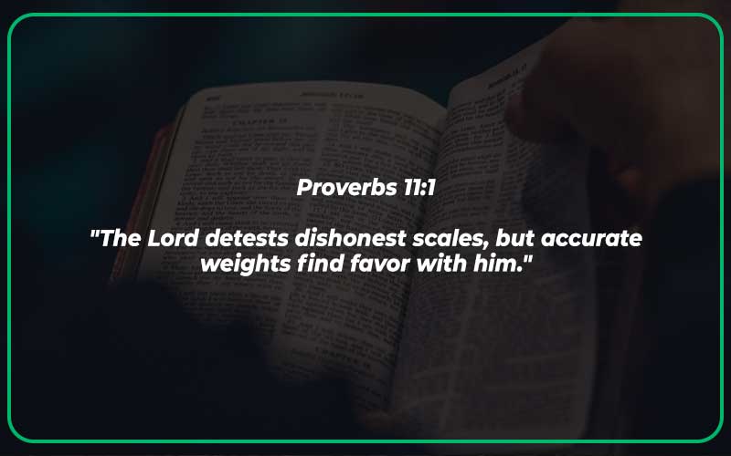 Proverbs 11:1