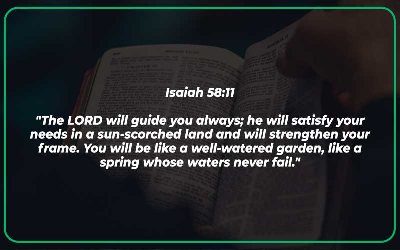 Isaiah 58:11