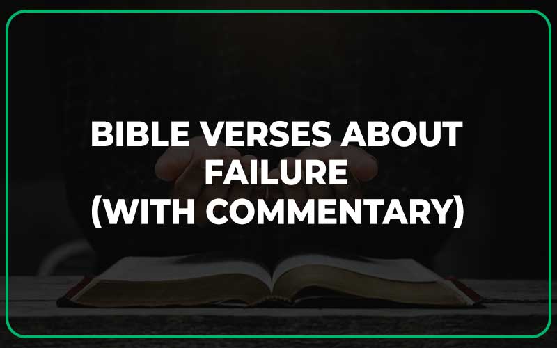 Bible Verses About Failure