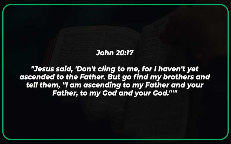 Bible Verses About Jesus Points to God the Father