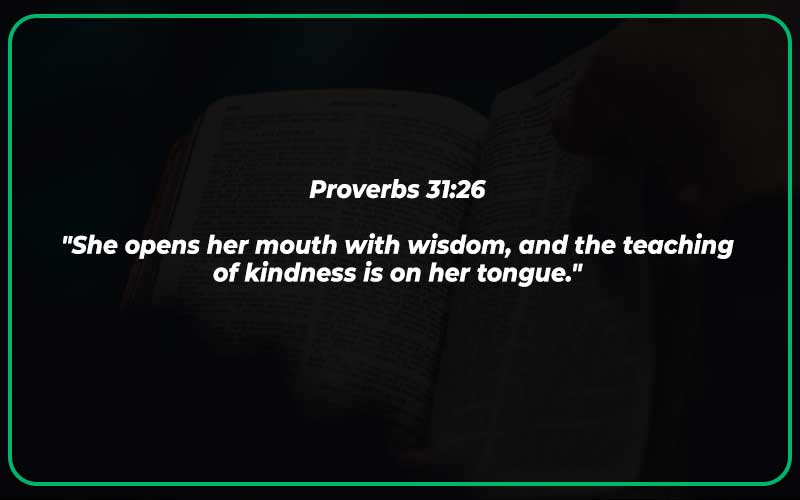 Proverbs 31:26