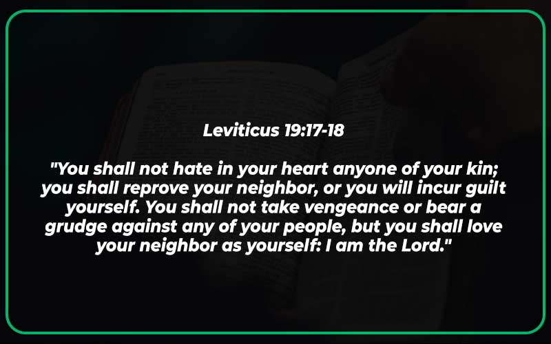 Bible Verses About Mistreating Others