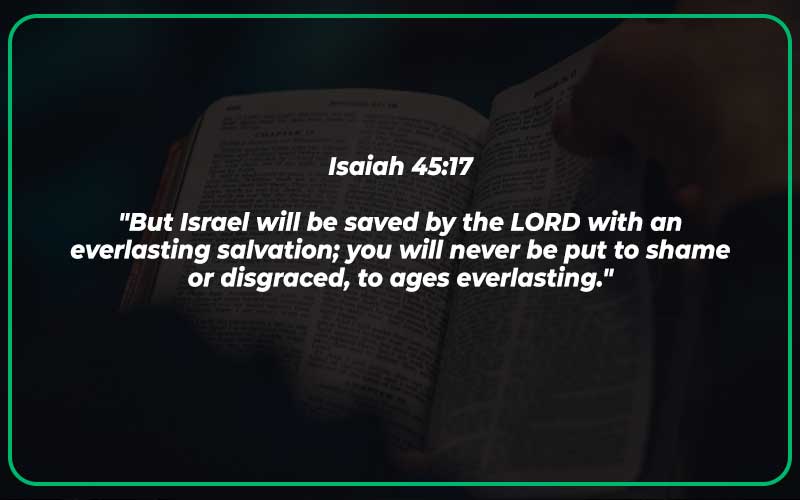 Bible Verses About Shame