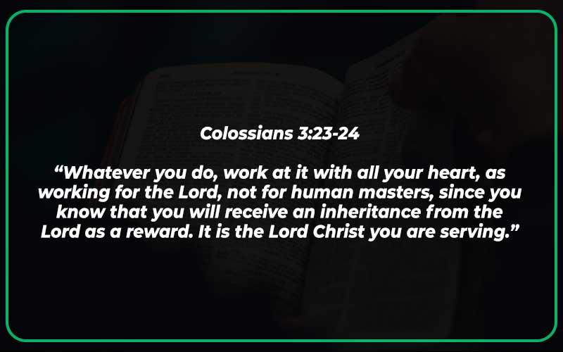 Colossians 3:23-24