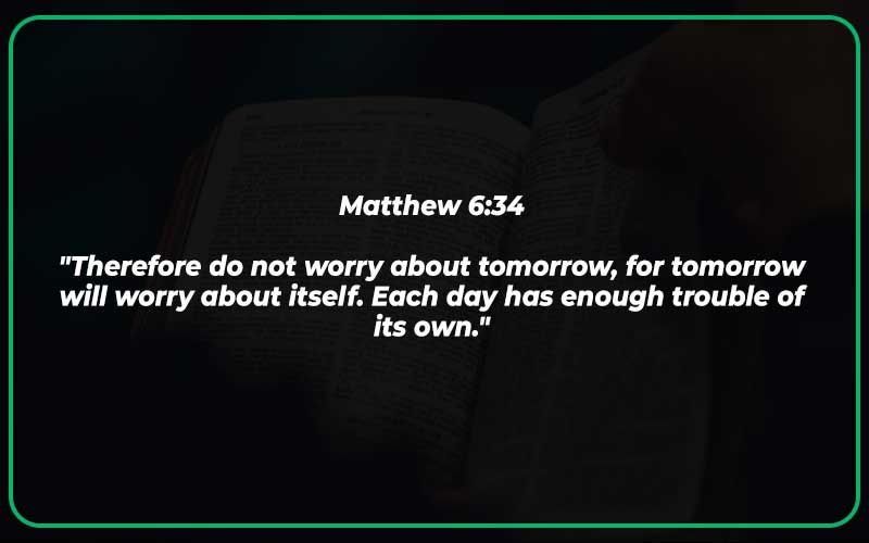 Matthew 6:34