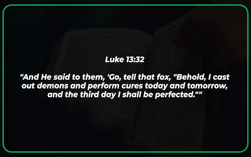 Luke 13:32