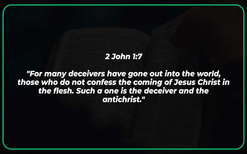 2 John 1:7