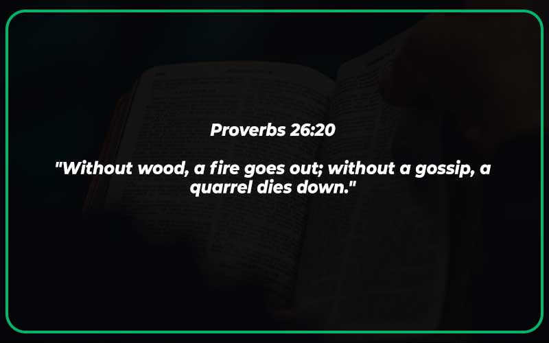 Proverbs 26:20