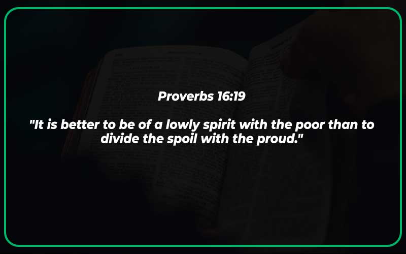 Bible Verses About the Spirit of Pride